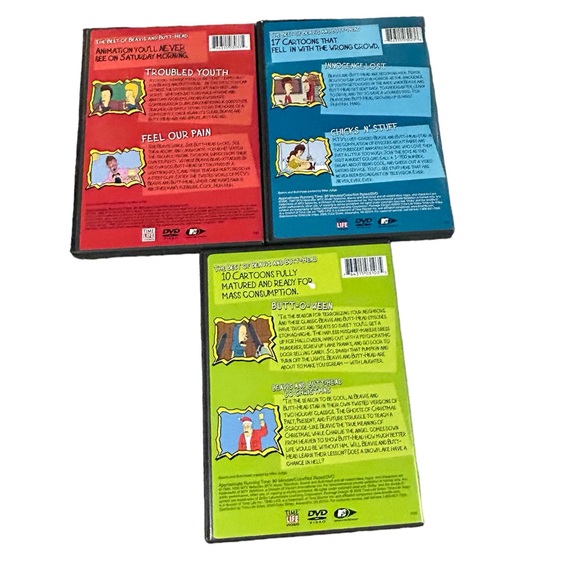 3 MTV The Best Of Beavis And Butthead DVD Set - Picture 2 of 8